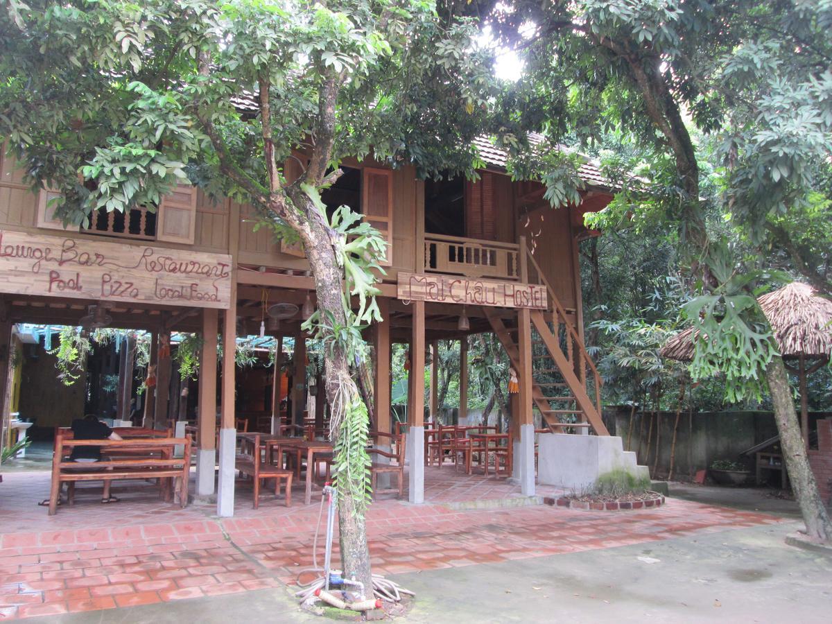 Mai Chau Hostel - Bar Restaurant Exterior photo